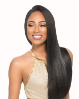 Sensationnel Empire yaki human hair - tangle free weaving for quick weave and sew in styles for faux highlights - 1 pack (12 inch, 1B OFFBLACK) 12 Inch 1B OFFBLACK