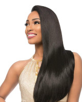 Sensationnel Empire yaki human hair - tangle free weaving for quick weave and sew in styles for faux highlights - 1 pack (12 inch, 1B OFFBLACK) 12 Inch 1B OFFBLACK