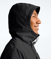 THE NORTH FACE Men's Antora Waterproof Jacket (Standard & Big Size) | Windproof & Waterproof Rain Coat, Adjustable Hood Large Tnf Black-npf