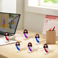 30Pcs Little Jesus Figures, Set of 30pcs Action Figures Mini Jesus Figurines in Bulk, Tiny Jesus Figures to Hide and Seek Religious Gifts for Easter Egg Stuffers Fillers Mix 1