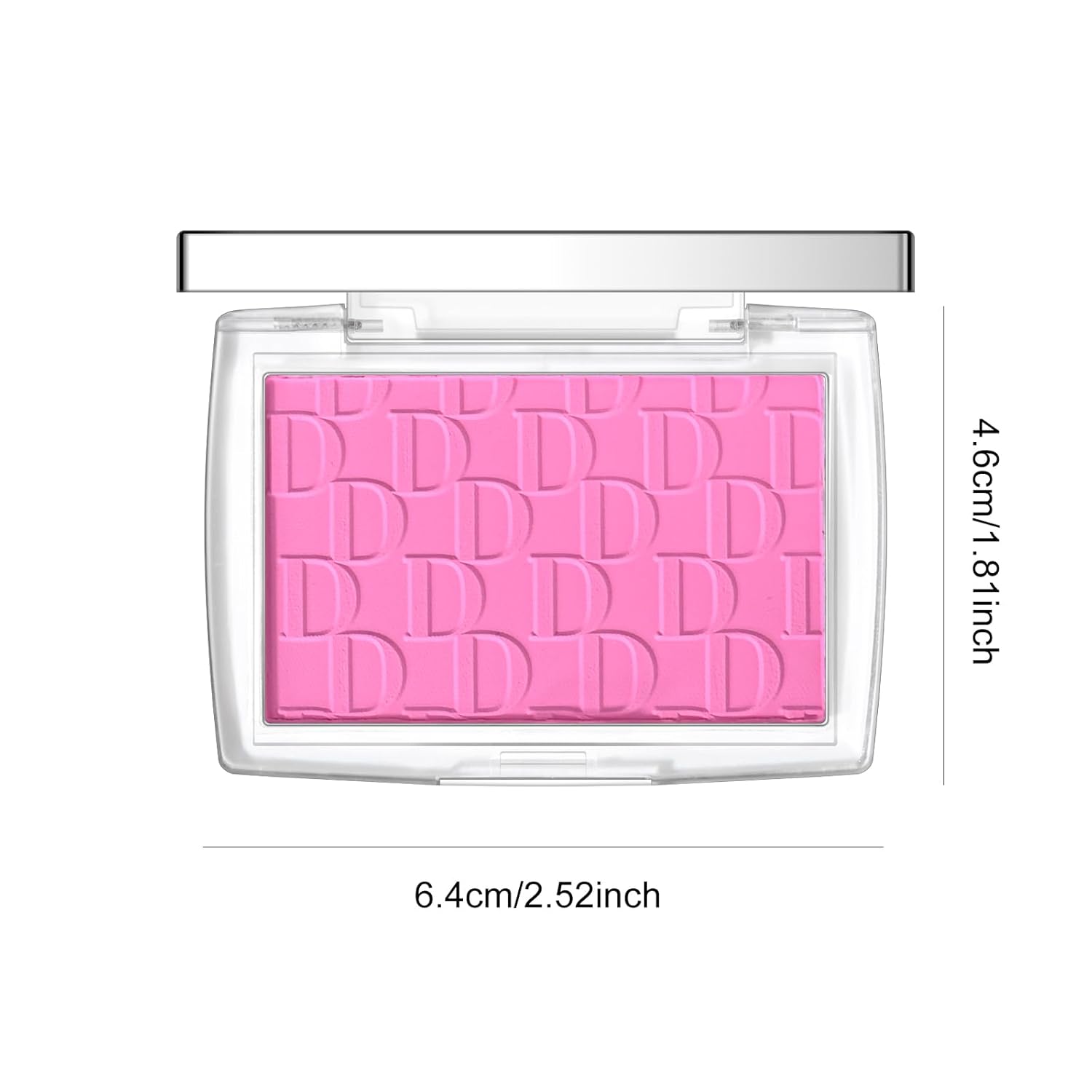 KYDA Pink Blush Powder, Make Up Pink Face Powder Face Blusher, Blendable Formula, Lasting Moisturizing, Ultra Fine Lightweight Texture Pink 0.17 Ounce (Pack of 1)