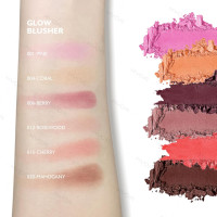 KYDA Pink Blush Powder, Make Up Pink Face Powder Face Blusher, Blendable Formula, Lasting Moisturizing, Ultra Fine Lightweight Texture Pink 0.17 Ounce (Pack of 1)