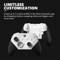 Xbox Elite Wireless Controller Series 2 Core – White (Renewed Premium)