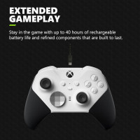 Xbox Elite Wireless Controller Series 2 Core – White (Renewed Premium)