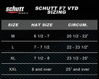 Schutt F7 VTD Adult Football Helmet with Facemask, F7 Football Helmet