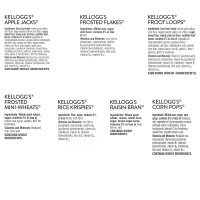 Kellogg's Cold Breakfast Cereal, Bulk Pantry Staples, Kid Snacks, Variety Pack (48 Boxes) 1.04 Ounce (Pack of 48)