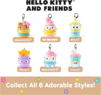GUND Sanrio Hello Kitty and Friends Fast Food Surprise Plush Toy, Mystery Unboxing Stuffed Animal for Ages 1 and Up, Multicolor, 4” (1 of 6 Styles)