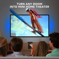 Craig CVD401A Compact HDMI DVD Player with Remote in Black | Compatible with DVD-R/DVD-RW/JPEG/CD-R/CD-R/CD | Progressive Scan | Up-Convert to 1080p |