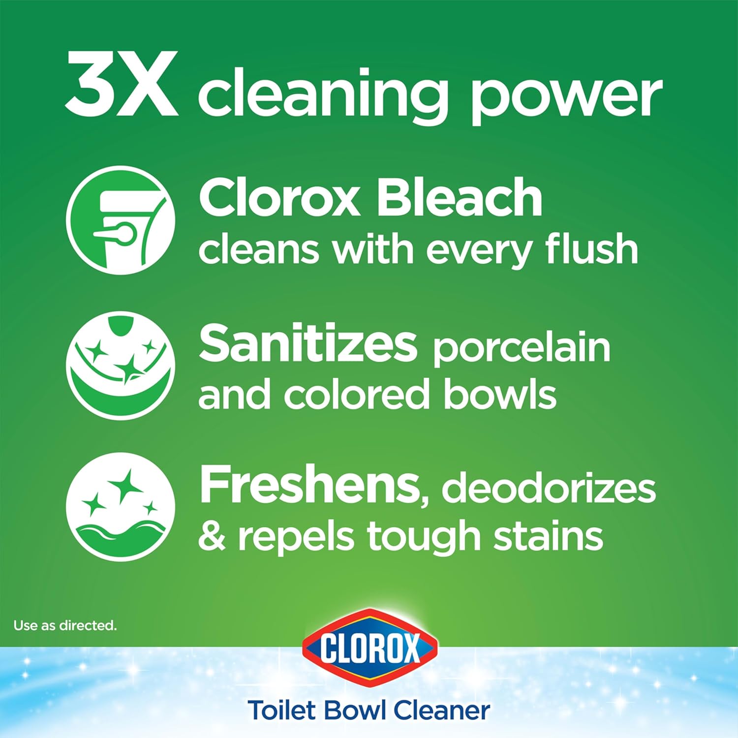 Clorox Ultra Clean Toilet Tablets Bleach 4 Count, 3.5 Ounces Each (Package May Vary) 4 Count (Pack of 1)