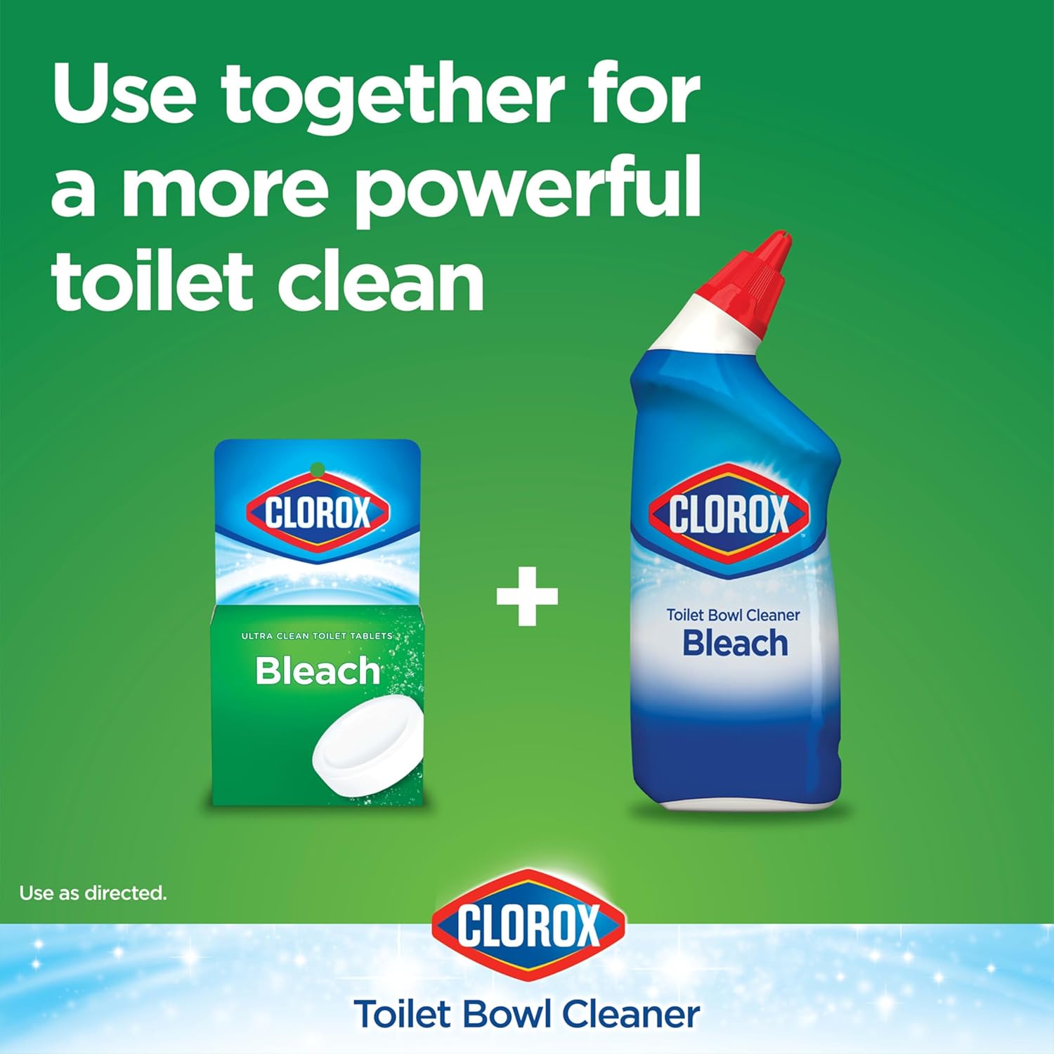 Clorox Ultra Clean Toilet Tablets Bleach 4 Count, 3.5 Ounces Each (Package May Vary) 4 Count (Pack of 1)