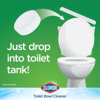 Clorox Ultra Clean Toilet Tablets Bleach 4 Count, 3.5 Ounces Each (Package May Vary) 4 Count (Pack of 1)
