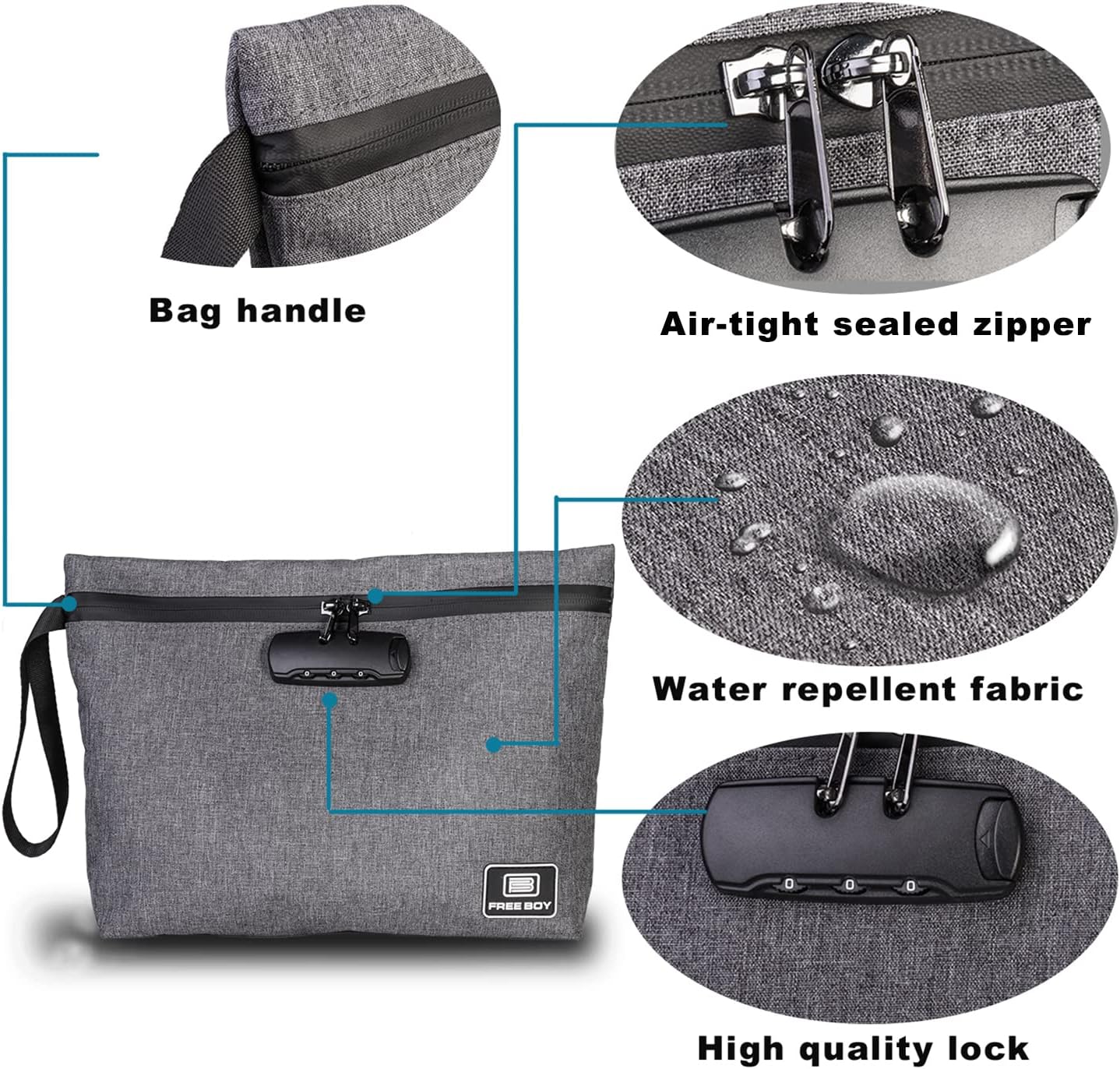 Free Boy Smell Proof Bags 11.8