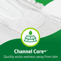 FitRight Adult Diapers, Extra+ Heavy Absorbency, L (Waist Size 44in-56in), 80 Count, OptiFit Incontinence Briefs for Men and Women, Disposable, Moisture-Wicking, Leak Protection. 80 Count Large