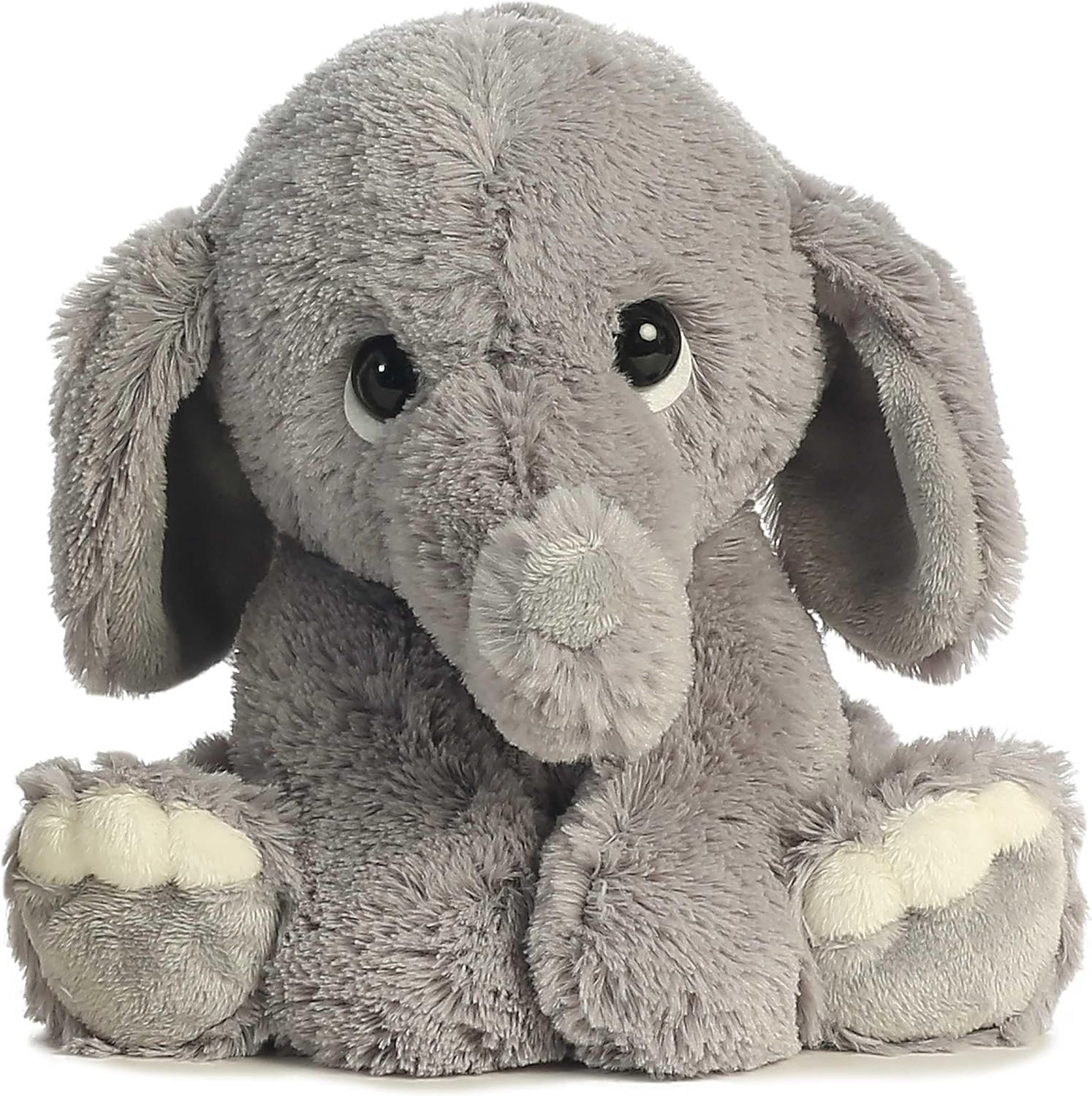 Aurora® Playful Lil Benny Phant™ Baby Stuffed Animal - Soft & Cuddly Toy - Imaginative Play - Gray 10 Inches Jungle Gray Medium
