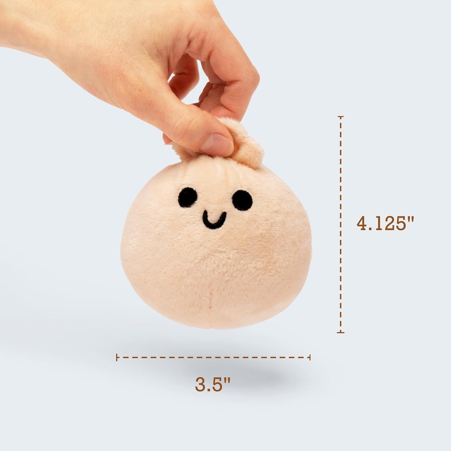 Emotional Support Dumplings by Relatable, Easter Plush Cuddly Stuffed Animals and Toys, Cute Easter Basket Stuffers, Non Candy Easter Gift Basket Ideas, Includes 5 Plushies with Carrying Basket