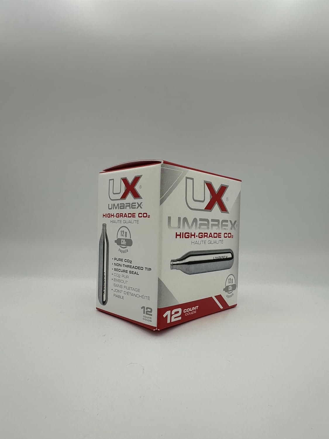 Umarex High-Grade CO2 Cartridges for Pellet Guns 12 Gram (Pack of 12)