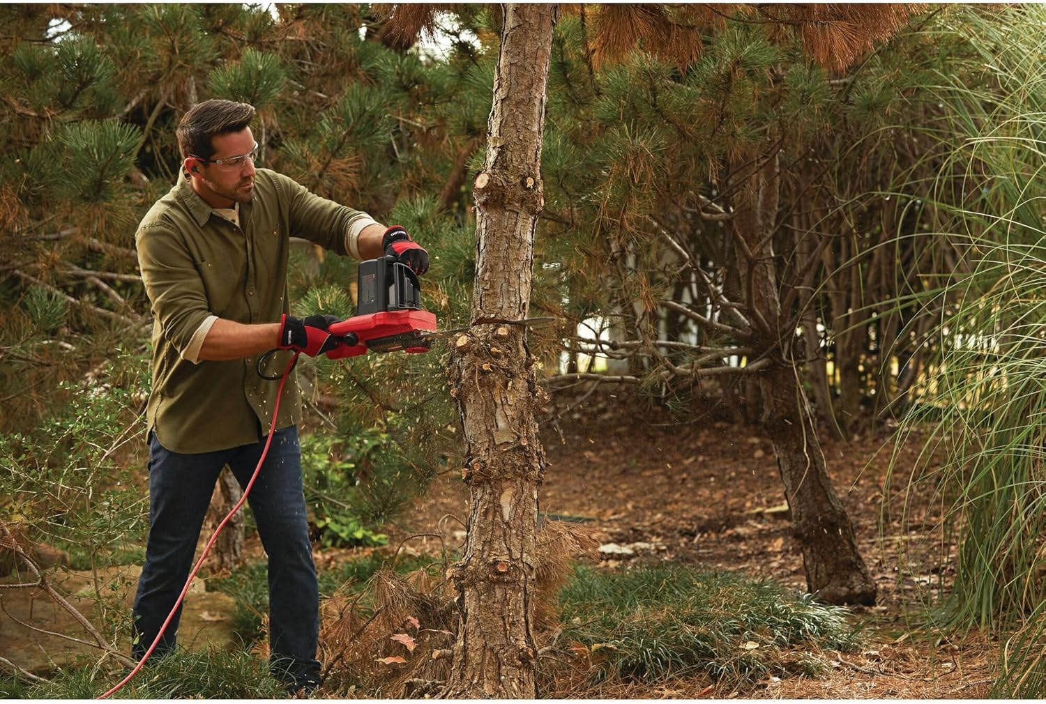 CRAFTSMAN Electric Chainsaw, 16 Inch, 12 Amp Corded (CMECS600)