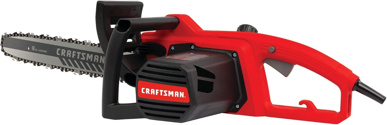CRAFTSMAN Electric Chainsaw, 16 Inch, 12 Amp Corded (CMECS600)