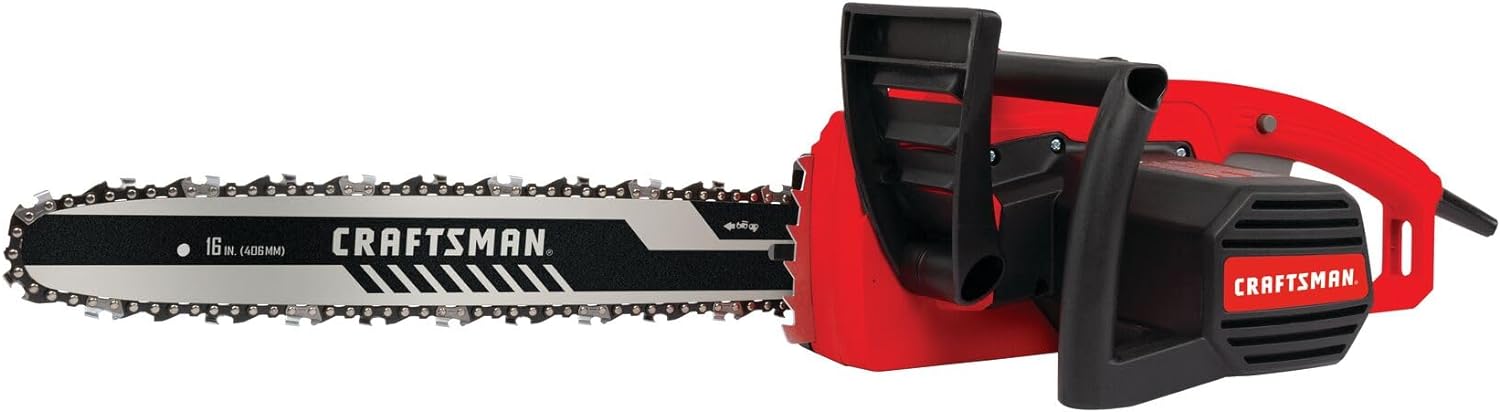 CRAFTSMAN Electric Chainsaw, 16 Inch, 12 Amp Corded (CMECS600)