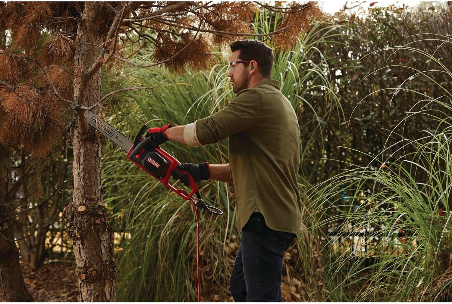 CRAFTSMAN Electric Chainsaw, 16 Inch, 12 Amp Corded (CMECS600)