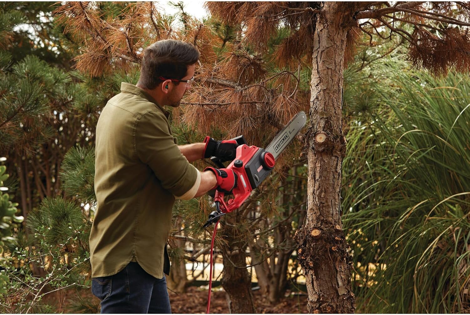CRAFTSMAN Electric Chainsaw, 16 Inch, 12 Amp Corded (CMECS600)