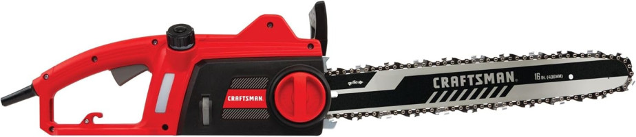 CRAFTSMAN Electric Chainsaw, 16 Inch, 12 Amp Corded Chain Saw Electric, Ergonomic, Powerful Motor (CMECS600)
