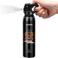 Compact Pepper Spray for Hiking: Maximum Strength Powerful for Camping - Easy Access Outdoor Personal Protection black12