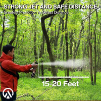 Compact Pepper Spray for Hiking: Maximum Strength Powerful for Camping - Easy Access Outdoor Personal Protection black12