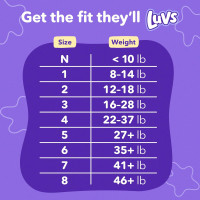 Luvs Size 4 Baby Diapers, Platinum Protection Bluey Diapers for Day & Night, Size 4, 198 Count (Packaging May Vary) Size 4 198