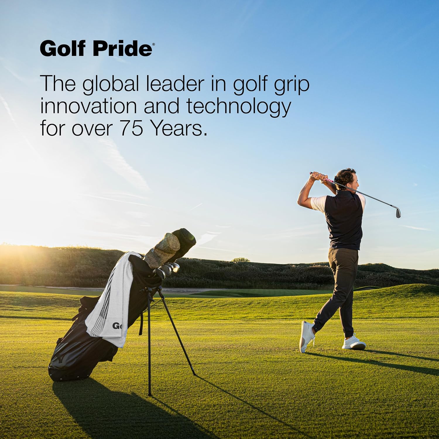 Golf Pride Tour Velvet Golf Grip - Durable Rubber Grip for Clubs - Features Anti-Slip Technology with Textured Surface Standard 1-Pack