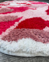 Bape Rug - Handmade & Premium- 28in W * 20in L (70 * 50cm) - Hypebeast Rug - Hypebeast Rug Decor - Living Room, Bedroom, Children Room, Door mat - A Bathing APE Rug (Camo Pink)