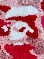 Bape Rug - Handmade & Premium- 28in W * 20in L (70 * 50cm) - Hypebeast Rug - Hypebeast Rug Decor - Living Room, Bedroom, Children Room, Door mat - A Bathing APE Rug (Camo Pink)