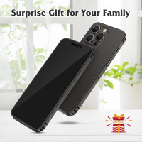 Non-Working Replica 1:1 Pretend Phone Dummy Display Model for 14 Pro 6.1 Inches - Fake Baby Cell Phone Toy (Black With Black Screen)