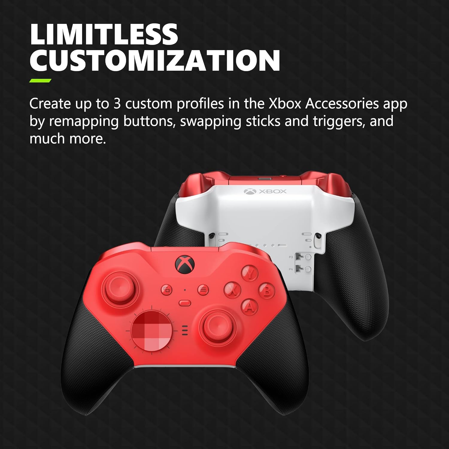 Microsoft Xbox Elite Wireless Controller Series 2 Core – Red (Renewed)