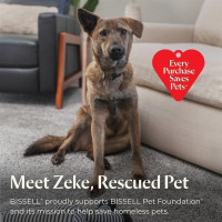 Bissell Pet Hair Eraser Cordless Hand Vacuum, Lithium Ion, Home, Auto, and Pet Vacuum, Easy-Empty Dirt Bin, Upholstery Tool, Brush Tool, and Crevice Tool Included, 2390A