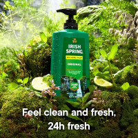 Irish Spring Original Moisturizing Body Wash for Men, 24-Hour Fresh, Face and Body Wash, Biodegradable Ingredients, Paraben Free, Cool Fresh Scent, 30 fl oz Pump Bottle Original Clean 30 Fl Oz (Pack of 1)