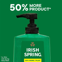 Irish Spring Original Moisturizing Body Wash for Men, 24-Hour Fresh, Face and Body Wash, Biodegradable Ingredients, Paraben Free, Cool Fresh Scent, 30 fl oz Pump Bottle Original Clean 30 Fl Oz (Pack of 1)