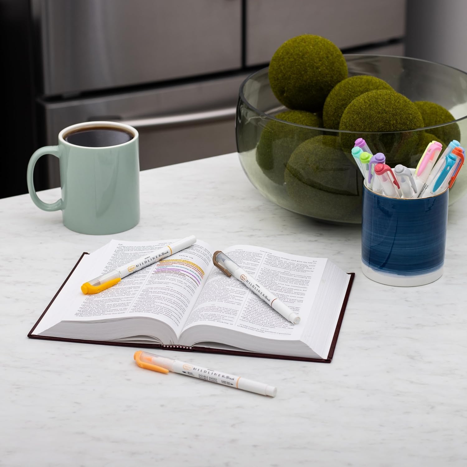 Zebra Pen Mildliner Double-Ended Brush Marker, Paint Brush-Like Tip and Fine Tip Marker Pen, Ideal for Creating Thick or Thin Strokes, No Bleed, Assorted Soft Hue Colors, 10-Pack (79101) Assorted B 1 Count (Pack of 10) Brush Marker