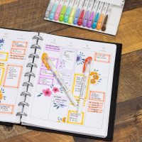 Zebra Pen Mildliner Double-Ended Brush Marker, Paint Brush-Like Tip and Fine Tip Marker Pen, Ideal for Creating Thick or Thin Strokes, No Bleed, Assorted Soft Hue Colors, 10-Pack (79101) Assorted B 1 Count (Pack of 10) Brush Marker