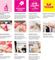 Stardrops - The Pink Stuff - The Miracle Laundry Oxi Stain Remover Spray 2-Pack Bundle (2 Laundry Stain Remover)