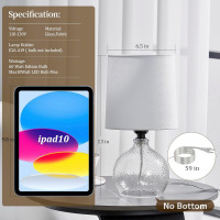 Small Table Lamps Set of 2-13.5