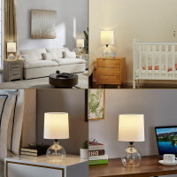 Small Table Lamps Set of 2-13.5