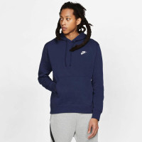 Nike mens Hoodie Midnight Navy/Midnight Navy/White X-Large