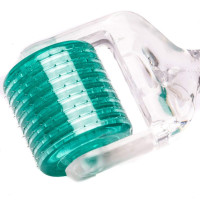Derma Roller Stainless Steel - Microderma Roller - Microneedle Roller with Case-Personal Use Microneedling Roller -192 Micro Needle Dermal Roller GREEN O,ƽ