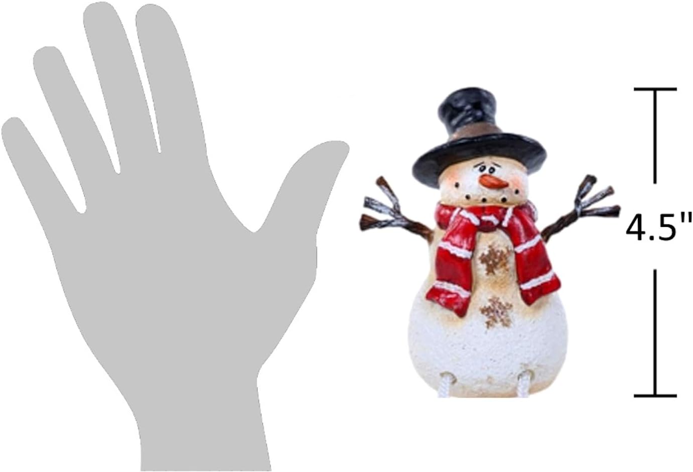 The Bridge Collection Snowman Shelf Sitters with Dangling Legs Set of 3