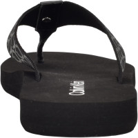 Calvin Klein Women's Caluha Flip-Flop 9 Black Logo 001