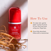 Erborian Ginseng Face Super Serum, 30 ml - Hydrating & Brightening Facial Serum for Women & Men - Fine Lines, Wrinkles & Uneven Skin Tone - Hyaluronic Acid Serum for Firmer Skin & Natural Glow