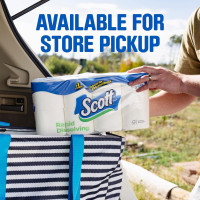 Scott Rapid-Dissolving Toilet Paper, 12 Double Rolls, Sustainable, Septic-Safe, Toilet Paper Double 231 sheet (Pack of 12)
