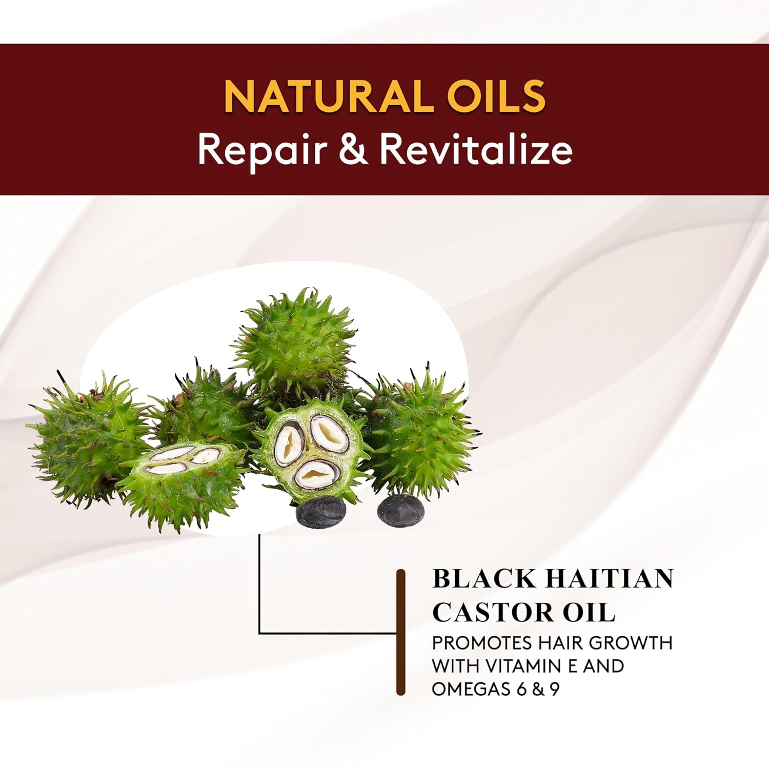 OKAY Pure Naturals Black Haitian Castor Oil - Castor Oil for Hair Health for Men & Women, Moisture for Skin, Body, Scalp, Eyelashes, Eyebrows - 4 oz Glass Bottle (Pack of 1)
