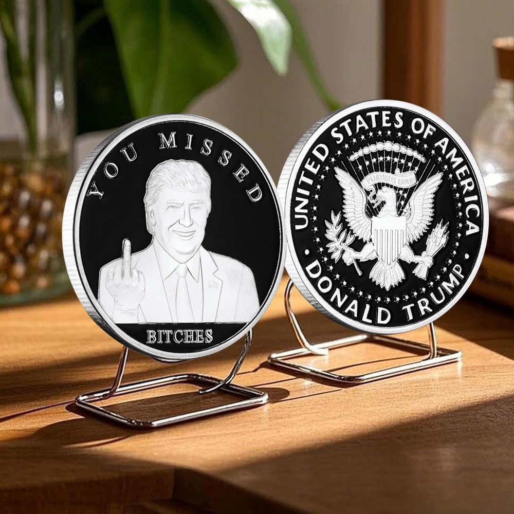 You Missed Coin You Missed Trump 2024 Coins Donald Trump Medal Collection President Gift Lucky Collectible Coins